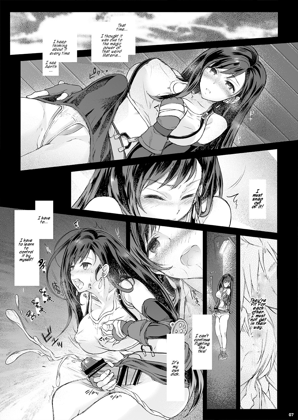 Hentai Manga Comic-Futa Virgin Tifa 2 - Tifa Falls Prey To Pleasure-Read-5